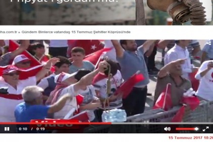 Binlerce vatandaş 15 Temmuz Şehitler Köprüsü&#039;nde