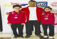 Bir altın birde gümüş ve bronz madalya kazandılar