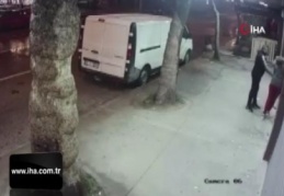 Bir kadına şiddet görüntüsü de Bursa'dan