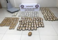 Bir kamyonda 150 kilo eroin ele geçirildi.