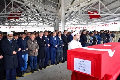 Bir şehit daha son yolculuğuna uğurlandı