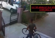 Bisiklet hırsızı kamera görüntülerinden tespit edildi