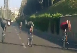 Bisikletle tehlikeli oyunları ölüme davetiye çıkarıyor