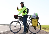 Bisikletli İspanyol’un son durağı Türkiye oldu