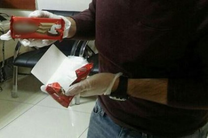 Bisküvi paketindeki uyuşturucu madde ele geçirildi
