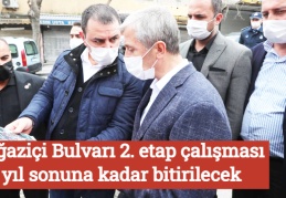 Boğaziçi Bulvarı 2. etap çalışması yıl sonuna kadar bitirilecek