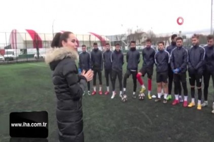 Bolu&#039;da, 3 çocuk annesi iş kadını, futbol kulübüne başkan oldu