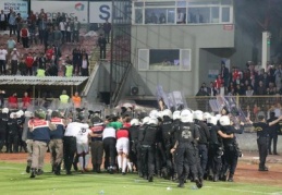 Boluspor - Gazişehir Gaziantep maçı sonrası olaylar çıktı 
