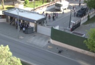 Emniyete saldırmak isteyen canlı bomba vuruldu