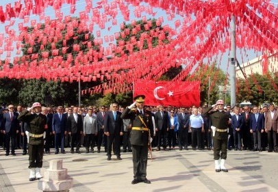 Bombalı saldırının yaşandığı yerde Zafer Bayramı coşkusu