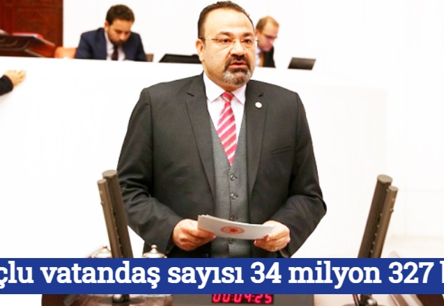 Borçlu vatandaş sayısı 34 milyon 327 bin