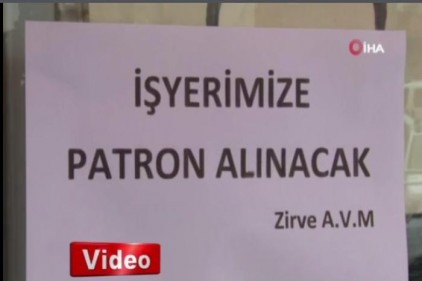 Bu market işçi değil patron arıyor