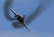 Bulgaristan'da savaş uçağı düştü