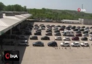 Bulgarlar Kapıkule'ye akın etti