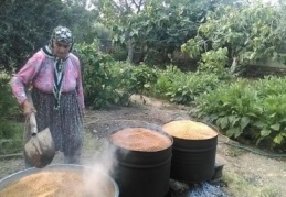 Bulgur kaynatma sezonu başladı 