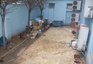 Burası bir ibadethanenin avlusu