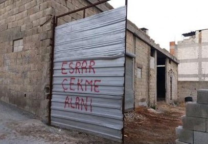 Burası “Esrar çekme alanı”