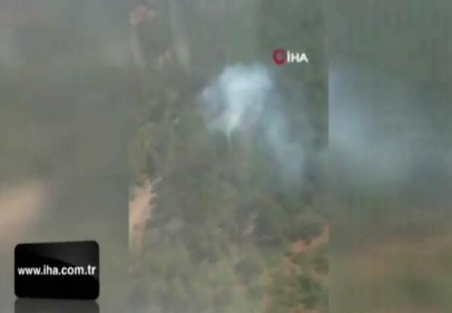 Bursa'da orman yangını: 4 helikopter ve çok sayıda arazöz müdahale ediyor