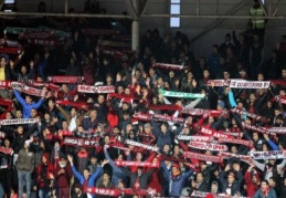 Bursaspor ve Gaziantepsporlu taraftarlar, maçı aynı tribünde izledi