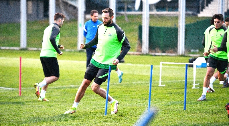 Bursaspor’da Gaziantep FK maçı hazırlıkları devam ediyor