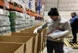 BursaSu 5 tır dolusu su ve BESAŞ da 1 tır dolusu erzakı Gaziantep’e gönderdi