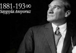 Büyük Ata’yı anıyoruz