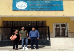 Büyükkarakuyu Ortaokulu Öğrencileri bilgisayara kavuştu