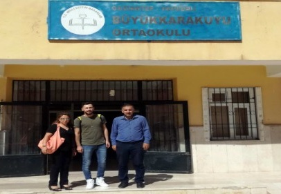 Büyükkarakuyu Ortaokulu Öğrencileri bilgisayara kavuştu