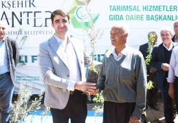 Büyükşehir Belediyesi 5 bin adet yağlık zeytin ve badem fidanı dağıttı