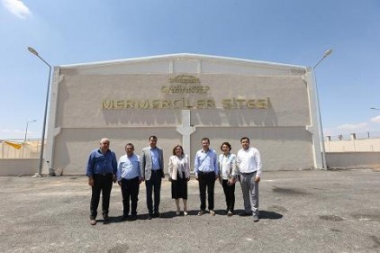 Büyükşehir Belediyesi, mermercilere yeni bir site yaptı