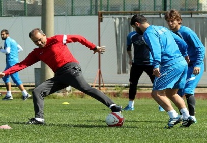 Büyükşehir Belediyespor maçına hazırlanıyorlar