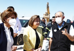 Büyükşehir, bölgeye 14 araç gönderdi