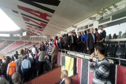 Büyükşehir Gaziantepspor - Samsunspor maçında protokol karıştı 