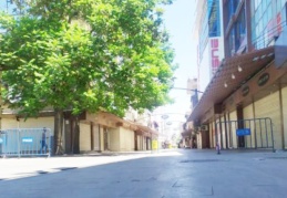 Cadde ve sokaklarda hafta sonu sessizliği