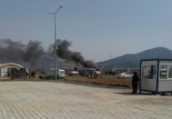Çadırkentte küçük çaplı yangın