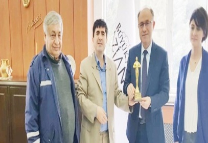 CAHİDE’den Gaziantep İtfaiyesi’ne teşekkür plaketi