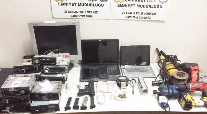 Çalıntı malzeme karşılığında uyuşturucu takas eden şahıs tutuklandı