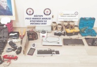 Çalıntı malzemelerle uyuşturucu ticareti yaptılar