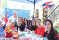 Çalıştaya katılan sanatçılar ilgiden memnun