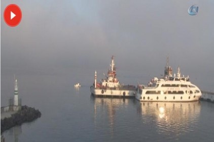 Çanakkale Boğazı&#039;nda sis !