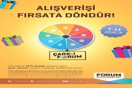 Çark-ı Forum&#8217;u çeviren hediyeye sahip olacak