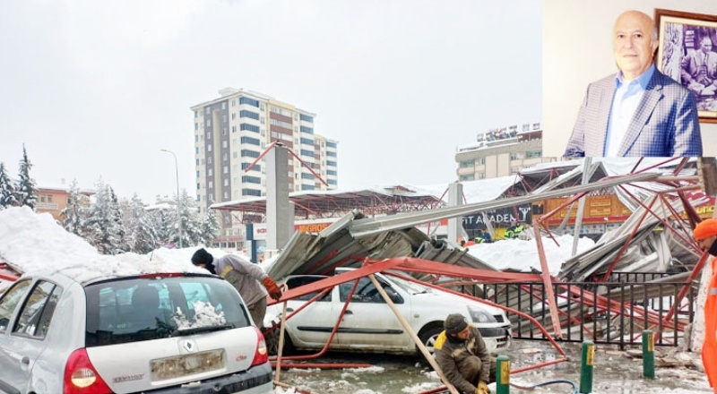 Çatı çökmesinin nedeni, yapılarda mühendislik hizmeti alınmamasıdır