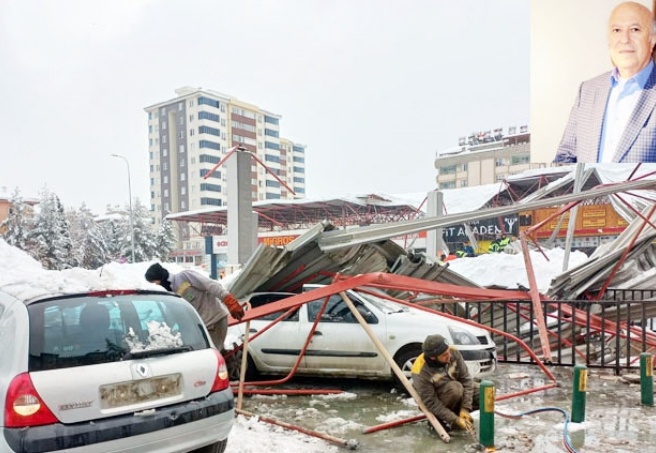 Çatı çökmesinin nedeni, yapılarda mühendislik hizmeti alınmamasıdır