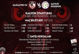 Çaykur Rizespor maçı bilet satışları sürüyor