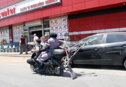 Cehaletin, trafiktesi görüntüsü