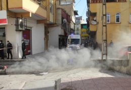 Çehiz mağazasında yangın çıktı