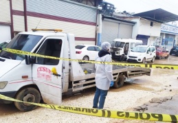 Çekici şoförü genç katledildi