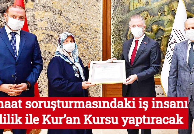 Cemaat soruşturmasındaki iş insanı, Valilik ile Kur’an Kursu yaptıracak