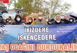 Cengiz İnşaat, İşkencedere Vadisi'ni yok edecek: İnsanlar taş mı yesin?