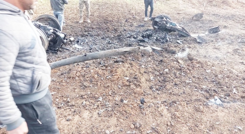 Cerablus'ta traktöre tuzaklanan 150 kilo patlayıcı imha edildi